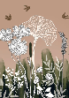 Papier peint panoramique floral addict