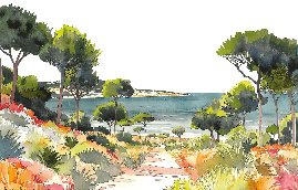 Papier peint panoramique air estival, XXL, tendance