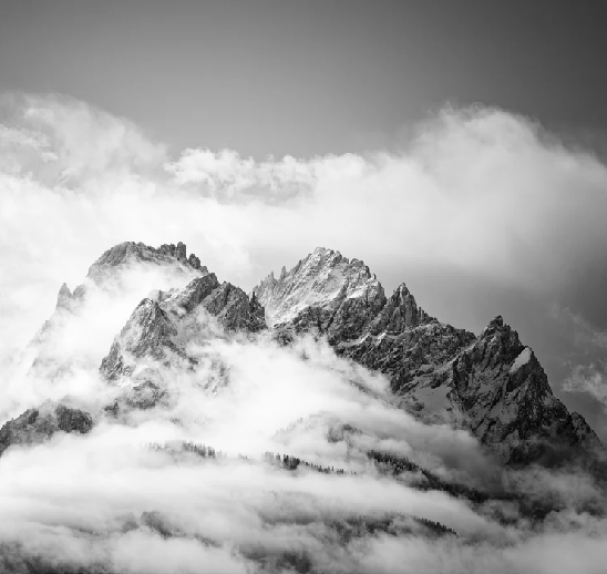 Papier peint panoramique pic Dolomites