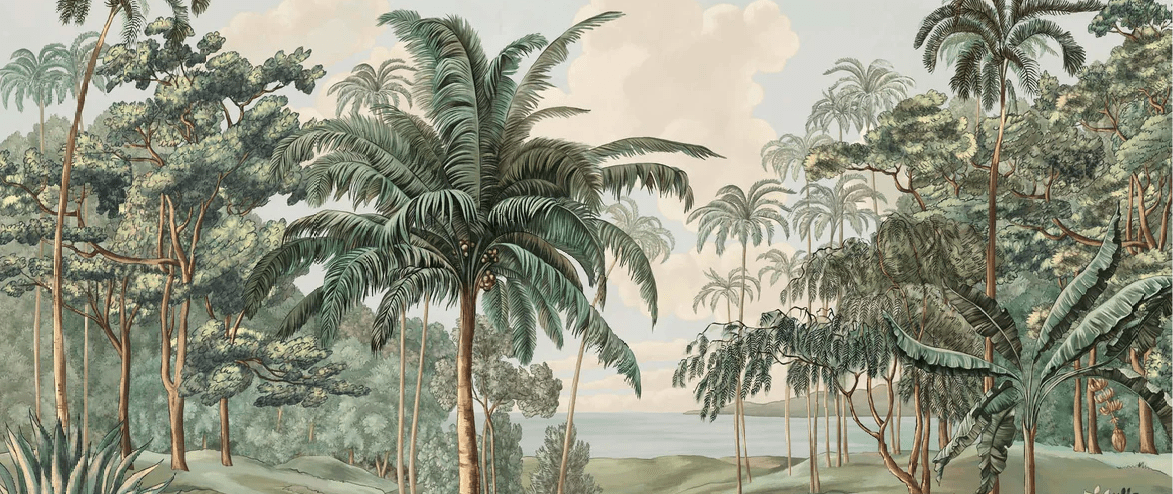 Papel pintado paisaje Célebes