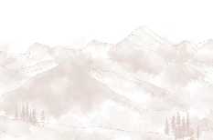 Papel pintado panorámico Aravis beige