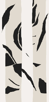 Papier peint rayure bichrome