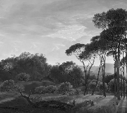 Papel pintado paisaje histórico italiano