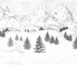 Papier peint Aiguilles d'Arves