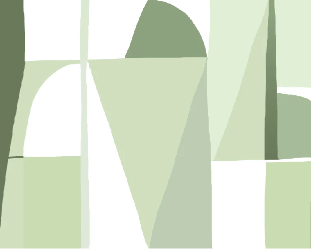 Papel pintado verde estilo Memphis