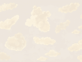 Papier peint pour enfant cloud - Muralconcept
