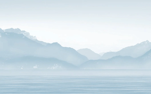 Papier peint Annecy et son lac paisible
