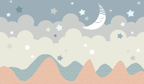 Papier peint bébé nuage ciel & rêve
