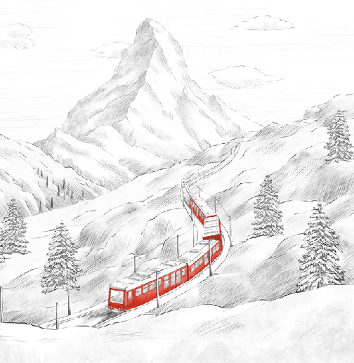 Papier peint panoramique Mont Cervin - Muralconcept