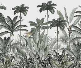 Papier peint panoramique jungle tree