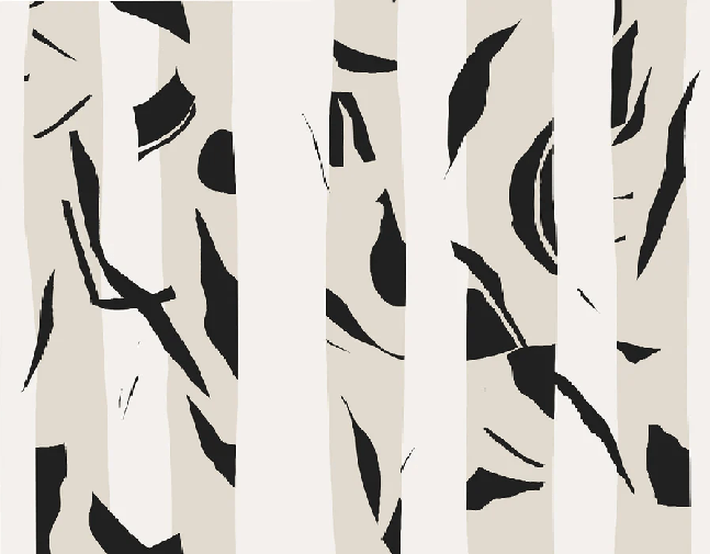 Papel pintado a rayas bicolor