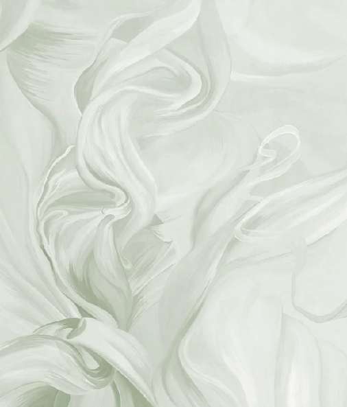 Papier peint contemporain – sublime flow vert sauge