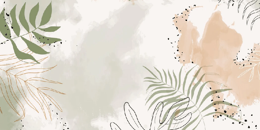 Papier peint panoramique aquarelle végétale, XXL, tendance