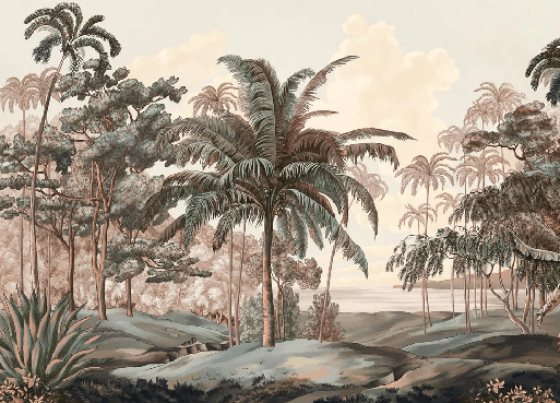 Papier peint paysage Célèbes terra - Muralconcept