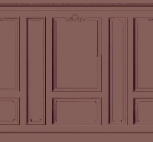 Papier peint trompe l'œil Haussmannien Hacienda