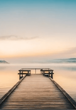 Papier peint photo vue lac - Muralconcept