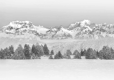 Papier peint photo - La Tournette et au delà - Muralconcept