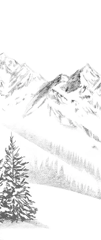 Papel pintado inmersión Alpine