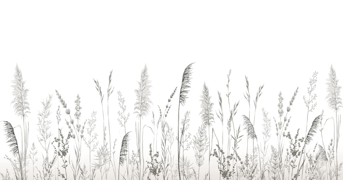 Papel pintado poético pampa