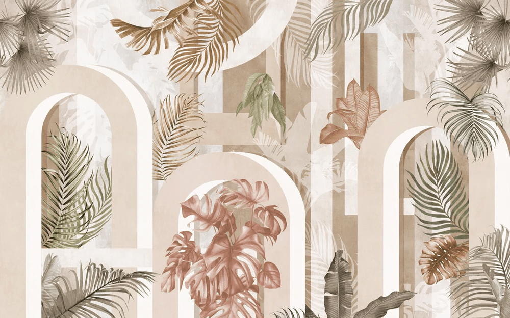 Papier peint tendance arche sépia - Muralconcept