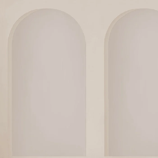 Papier peint panoramique arche beige, XXL, tendance