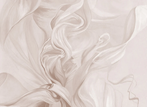 Papier peint contemporain – sublime flow sepia