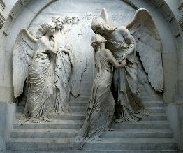 Papel pintado panorámico Ángeles 3D