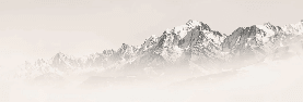 Papier peint Mont Blanc dans la brume sépia - Muralconcept