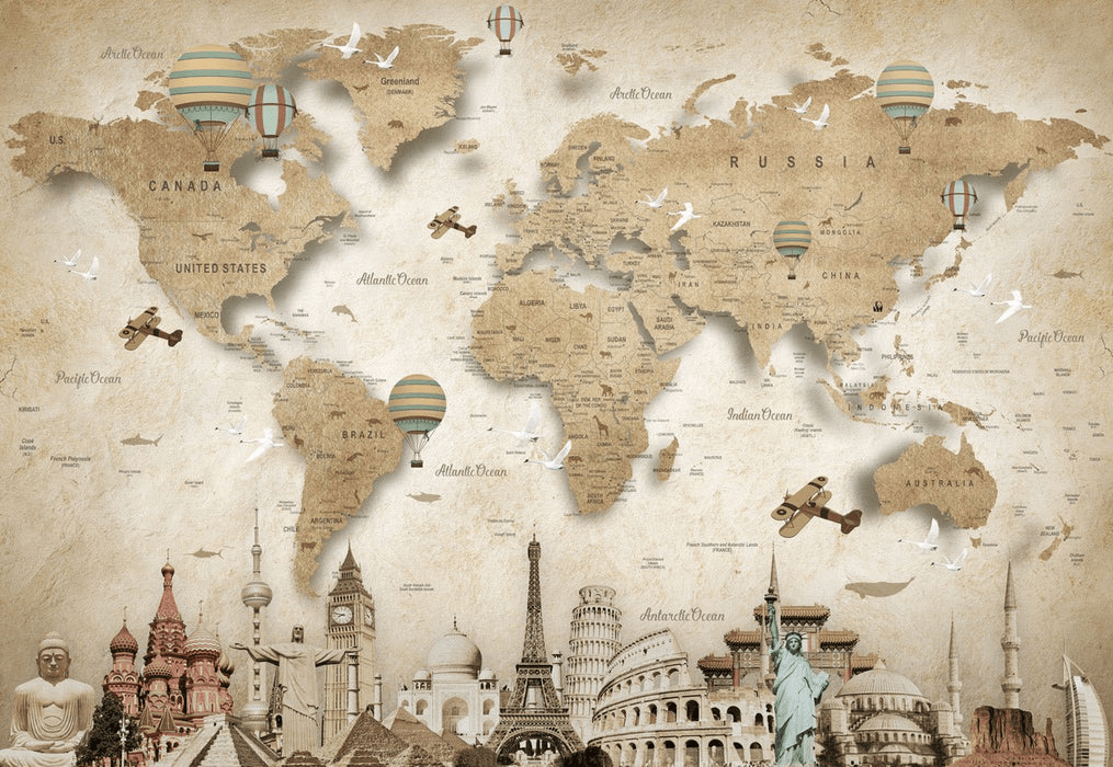 Papier peint World Vintage - Muralconcept