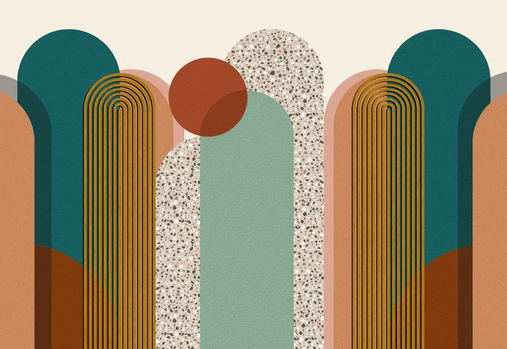 Papier peint Art pop déco graphique tendance - Muralconcept