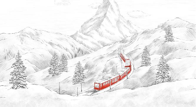 Papier peint panoramique Mont Cervin, XXL, tendance