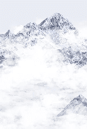 Papier peint Mont Everest bleu - Muralconcept