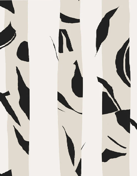 Papel pintado de rayas bicromáticas