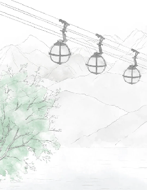 Papel pintado panorámico - Burbuja alpina