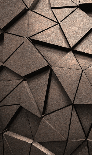 Papier peint 3D black perspective rouille - Muralconcept