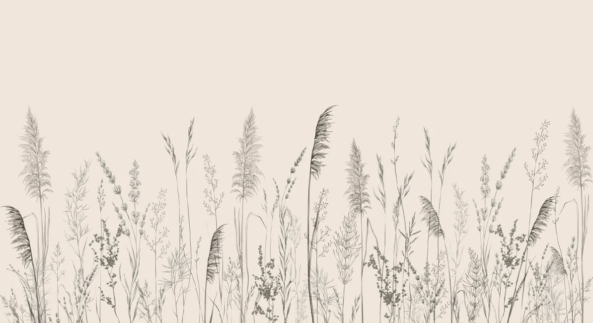 Papier peint panoramique prairie sauvage
