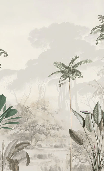 Papel pintado Selva panorámica Green Eden