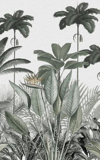 Papier peint panoramique jungle tree