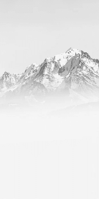 Papier peint matin brumeux Mont Blanc - Muralconcept