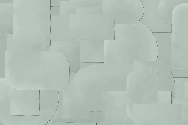 Papel pintado recortado panorámico verde