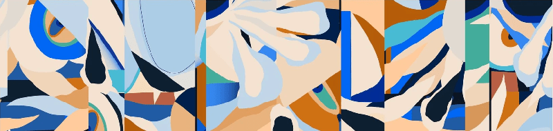Papier peint abstrait vibrant