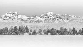 Papier peint photo - La Tournette et au delà - Muralconcept