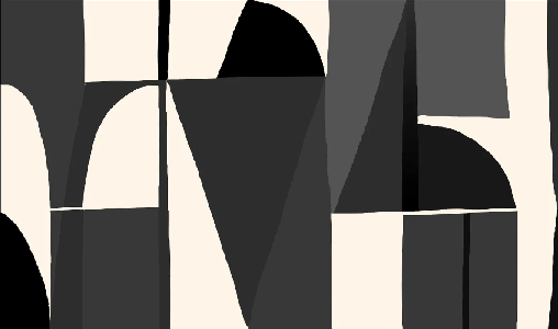 Papel pintado estilo Memphis negro