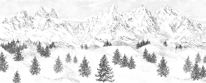 Papier peint Aiguilles d'Arves, XXL, tendance