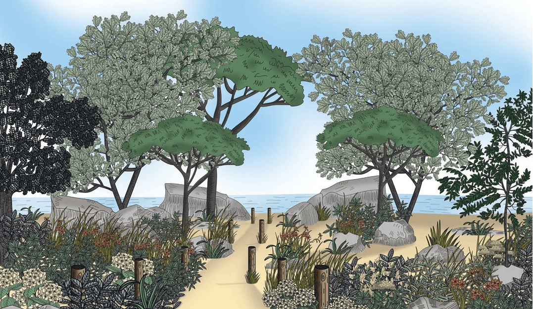 Papier peint paysage France bord de mer - Muralconcept