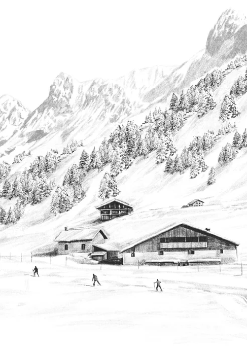 Wallpaper Clusaz ski fond montagne Confins