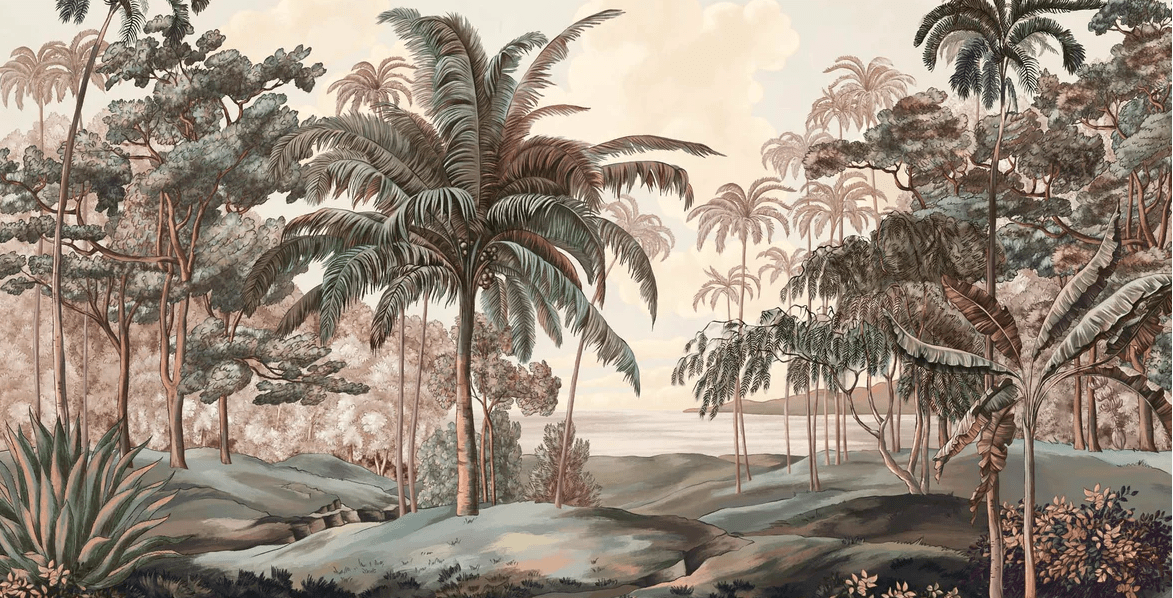 Papier peint paysage Célèbes terra