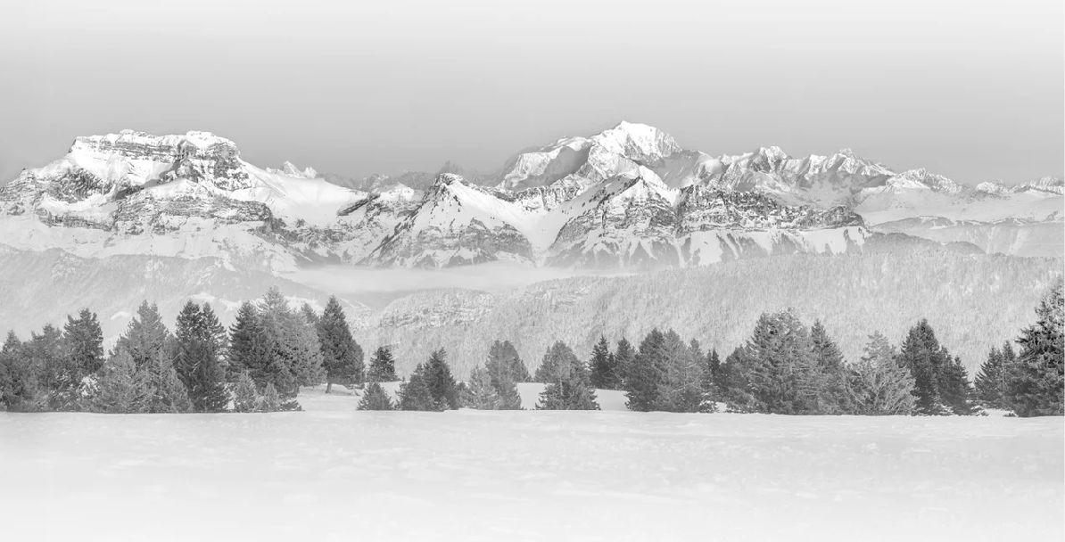 Papel pintado fotográfico - La Tournette y más allá