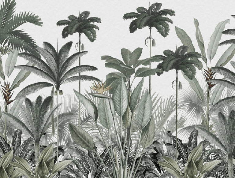 Papel pintado panorámico Jungle Tree