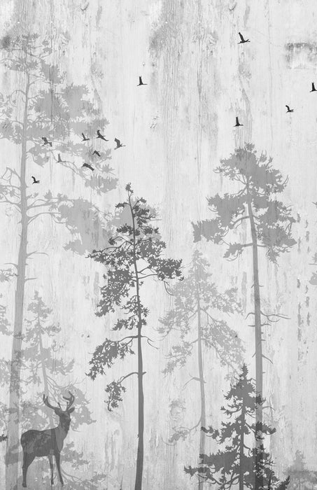 Papel pintado WC Forêt Nostalgique